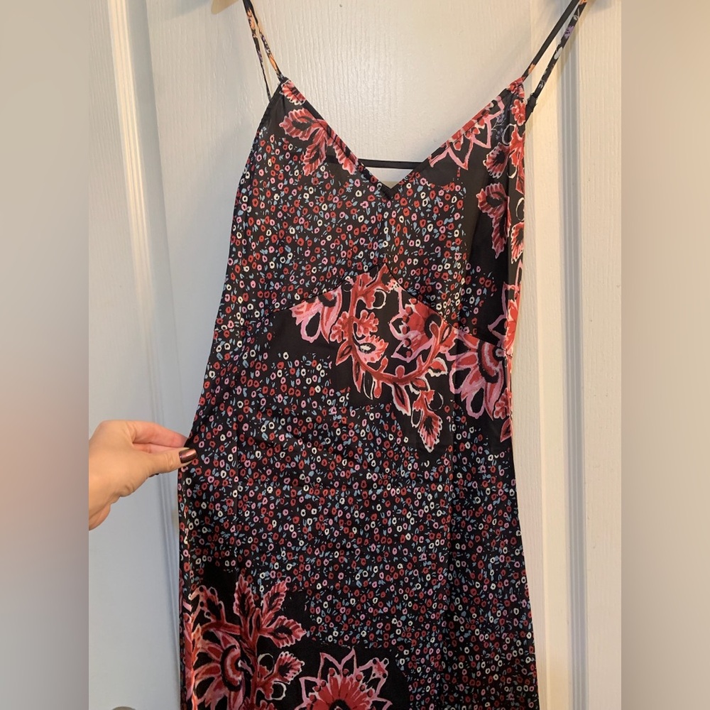 Free People Intimately Your Better Side Floral Print Midi Slip Dress Size S NWT - Picture 4 of 6